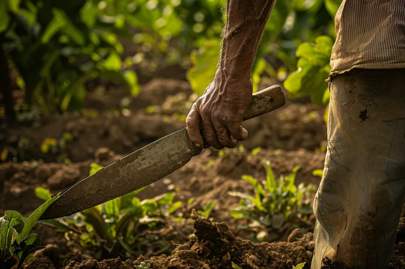 Machetes y su rol en la agricultura de pequena escala