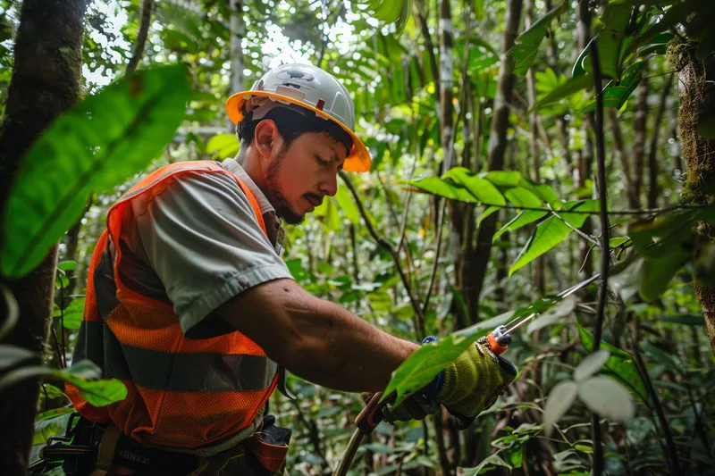 Seleccion de Especies Arboreas con Machete para la Silvicultura Sostenible