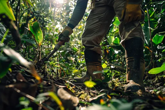 Tecnicas de Corte y Podado con Machete para la Salud del Bosque