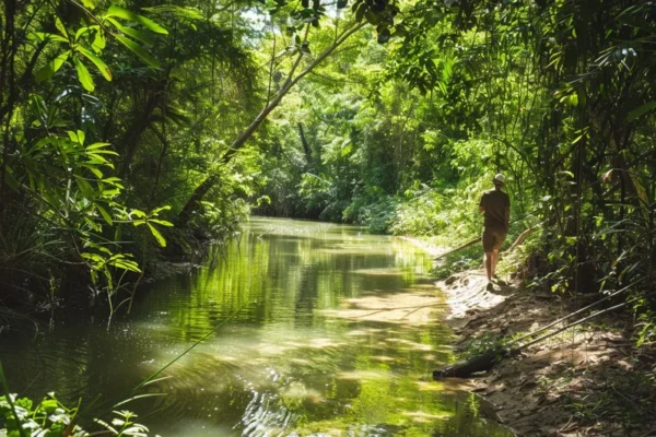 Uso del Machete en la Limpieza y Conservacion de Senderos Acuaticos